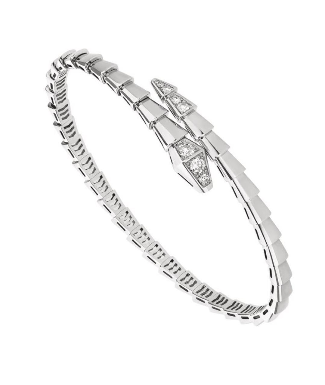 BVLGARI Серебряный браслет из белого золота, фото 1