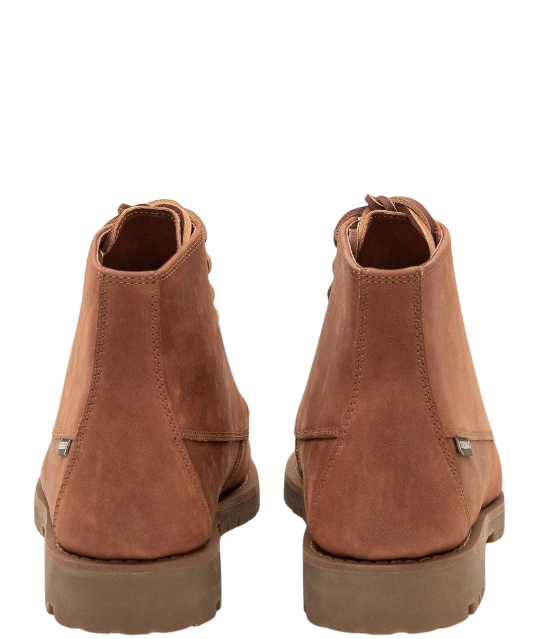 SEBAGO Коричневые кожаные высокие ботинки, фото 3