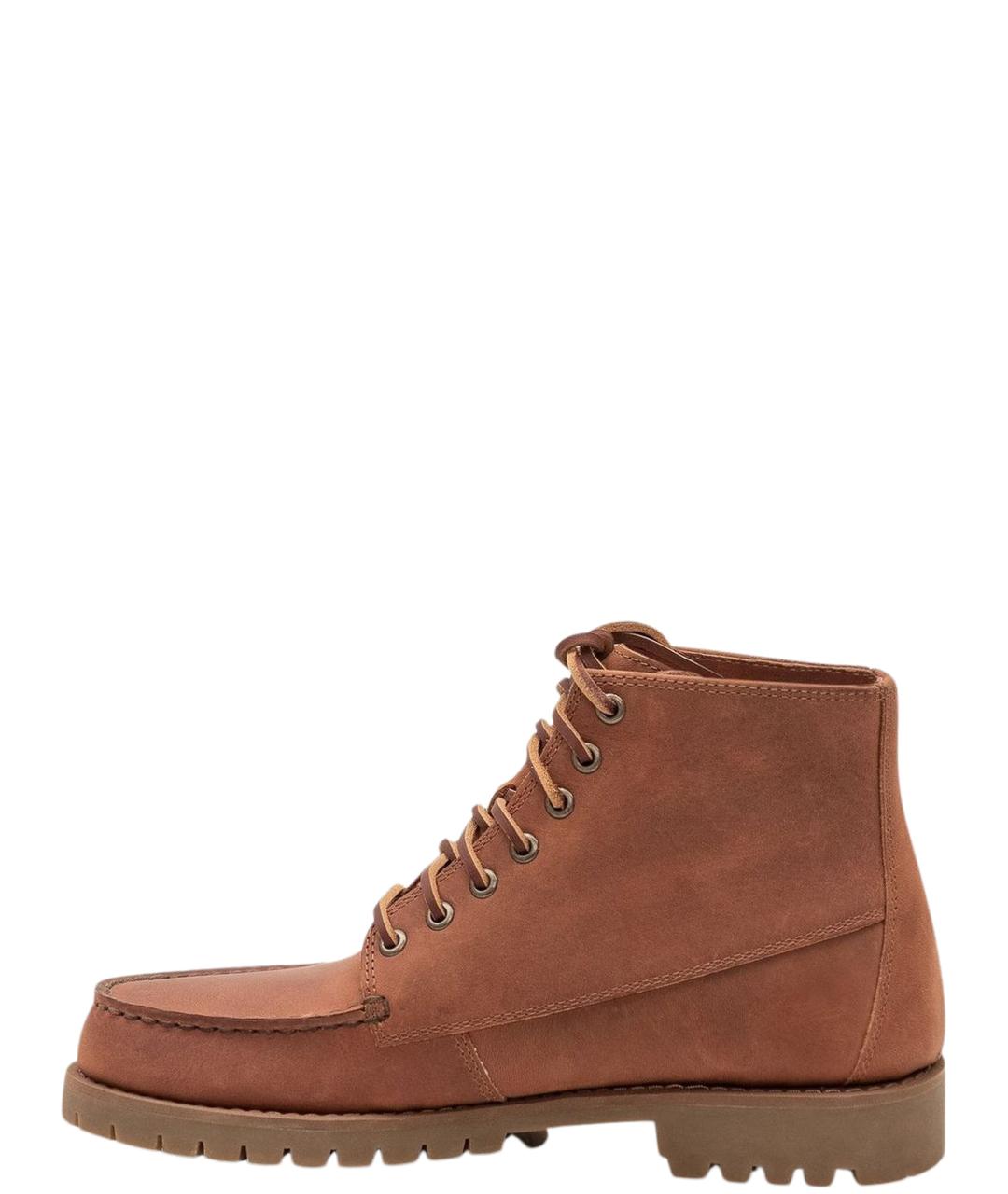 SEBAGO Коричневые кожаные высокие ботинки, фото 2