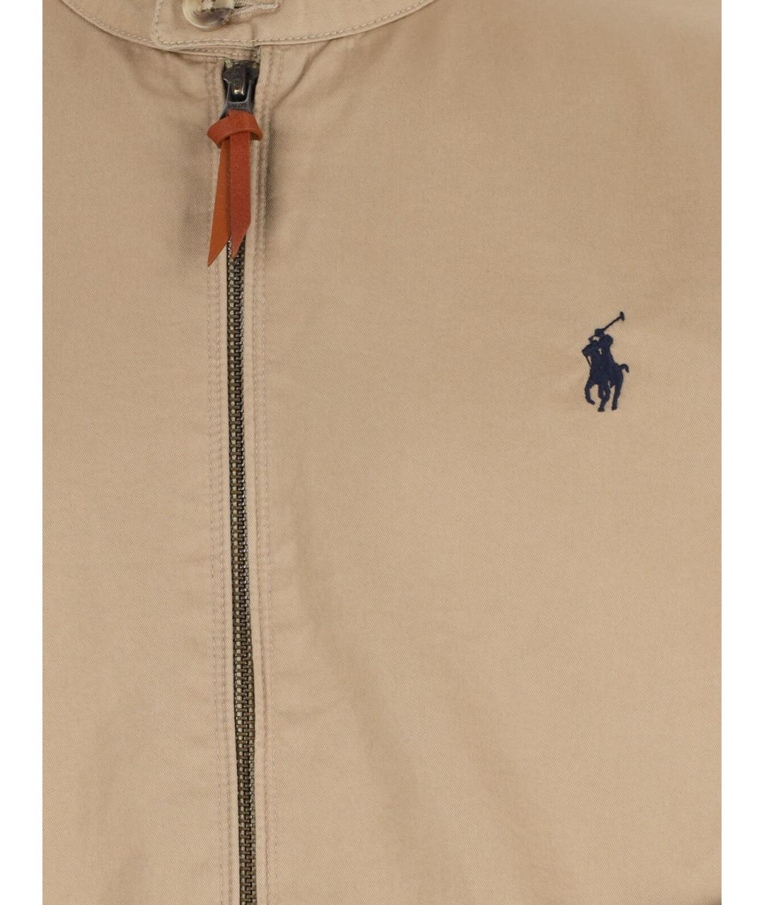 RALPH LAUREN Коричневая хлопковая куртка, фото 3