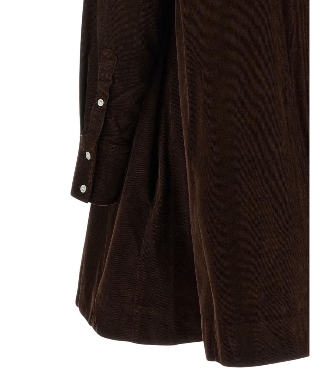 RALPH LAUREN Коричневое хлопковое платье, фото 4