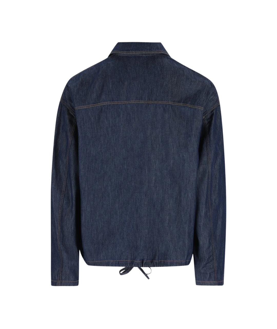 LOEWE Синяя хлопковая куртка, фото 2