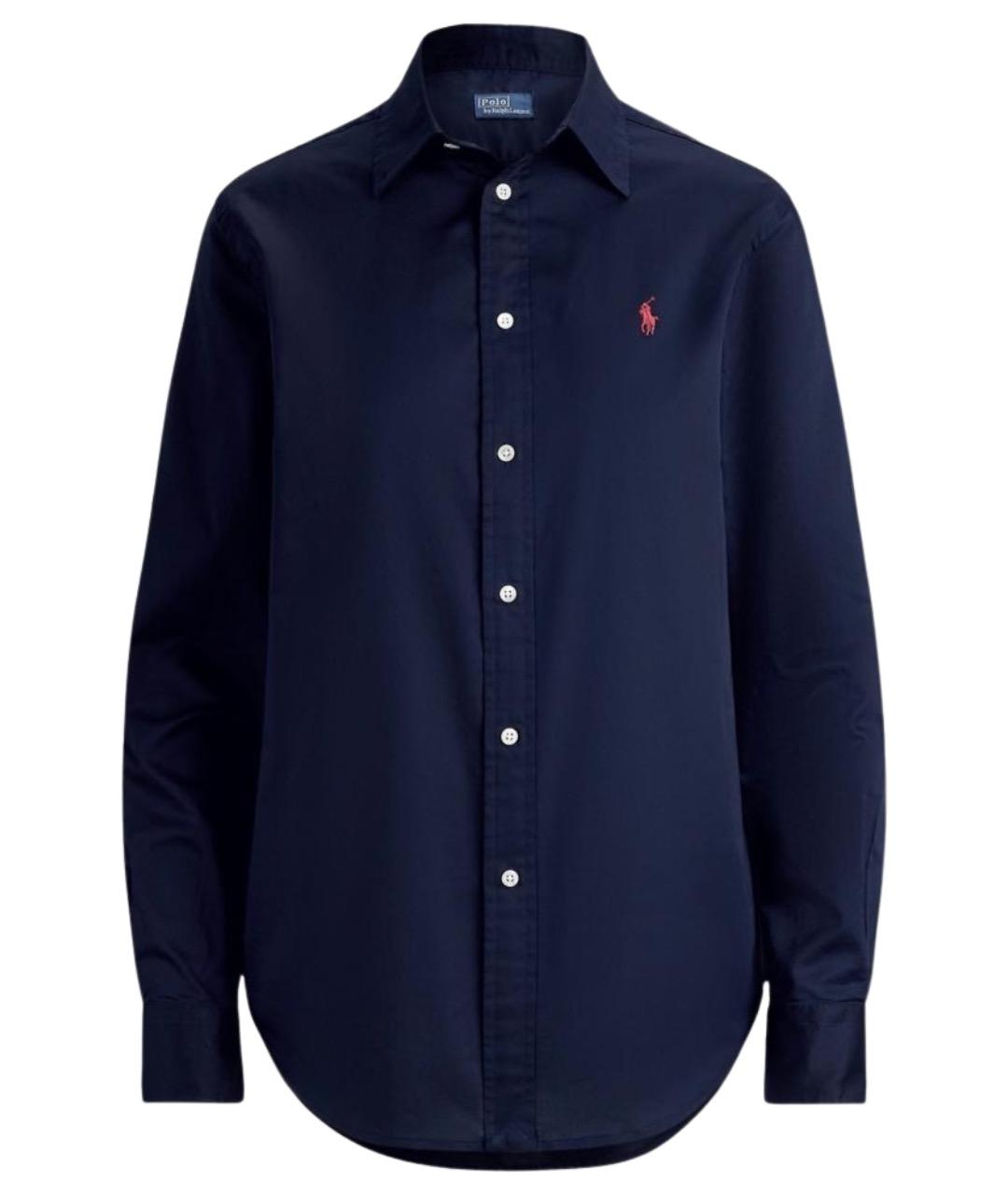 RALPH LAUREN Синяя хлопковая рубашка, фото 1