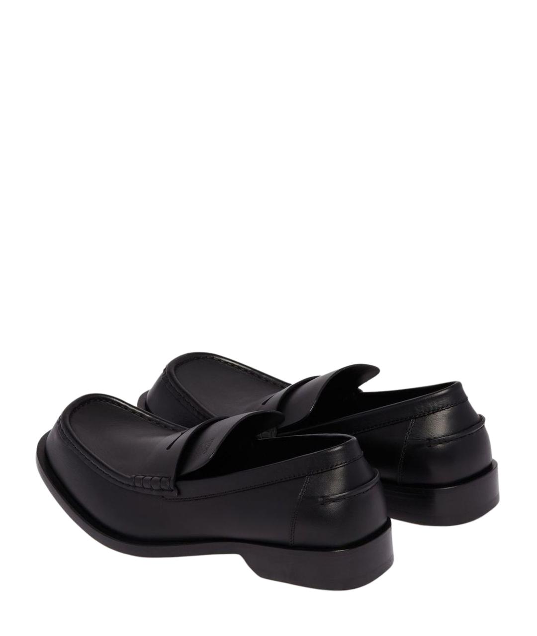 LOEWE Черные кожаные лоферы, фото 3