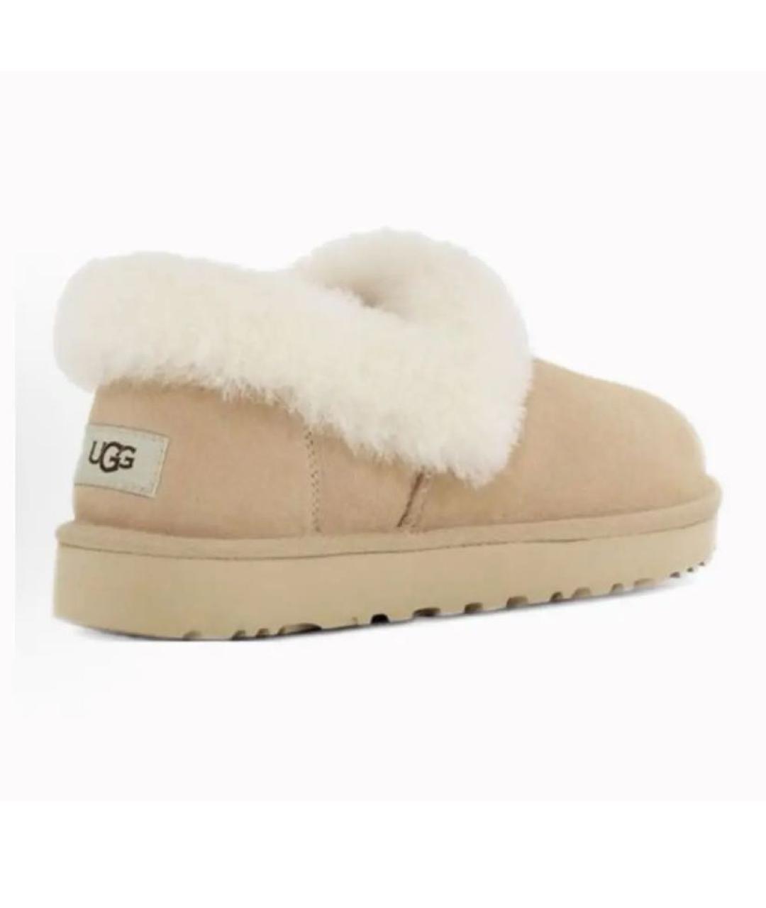 UGG Бежевые замшевые ботинки, фото 2