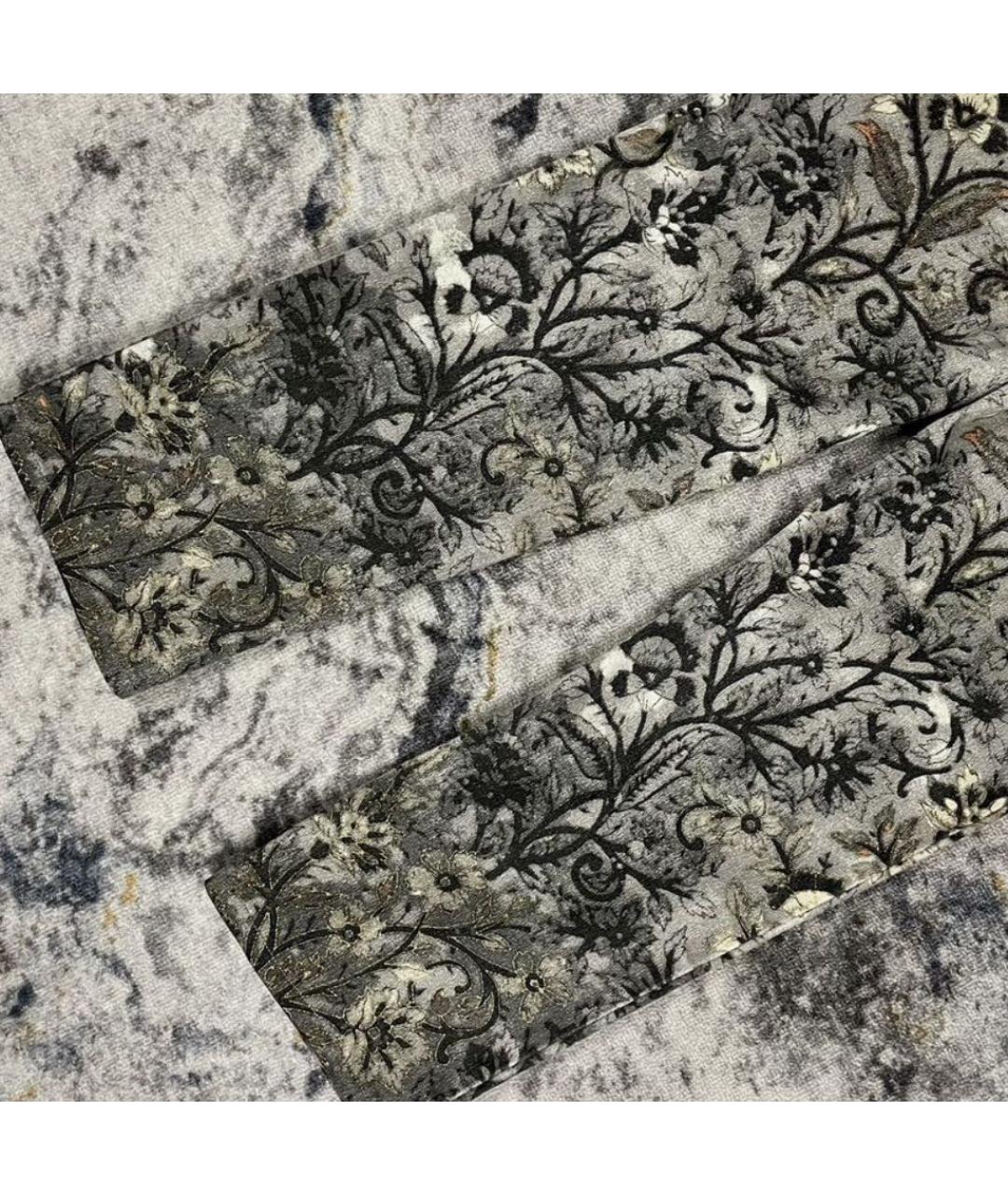 ROBERTO CAVALLI Мульти хлопко-эластановые прямые джинсы, фото 4
