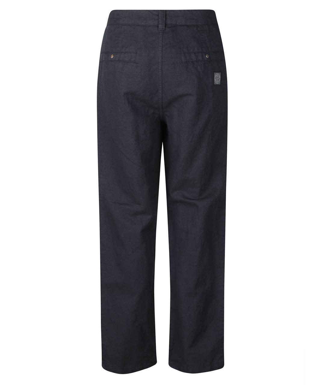 STONE ISLAND Синие хлопковые повседневные брюки, фото 3
