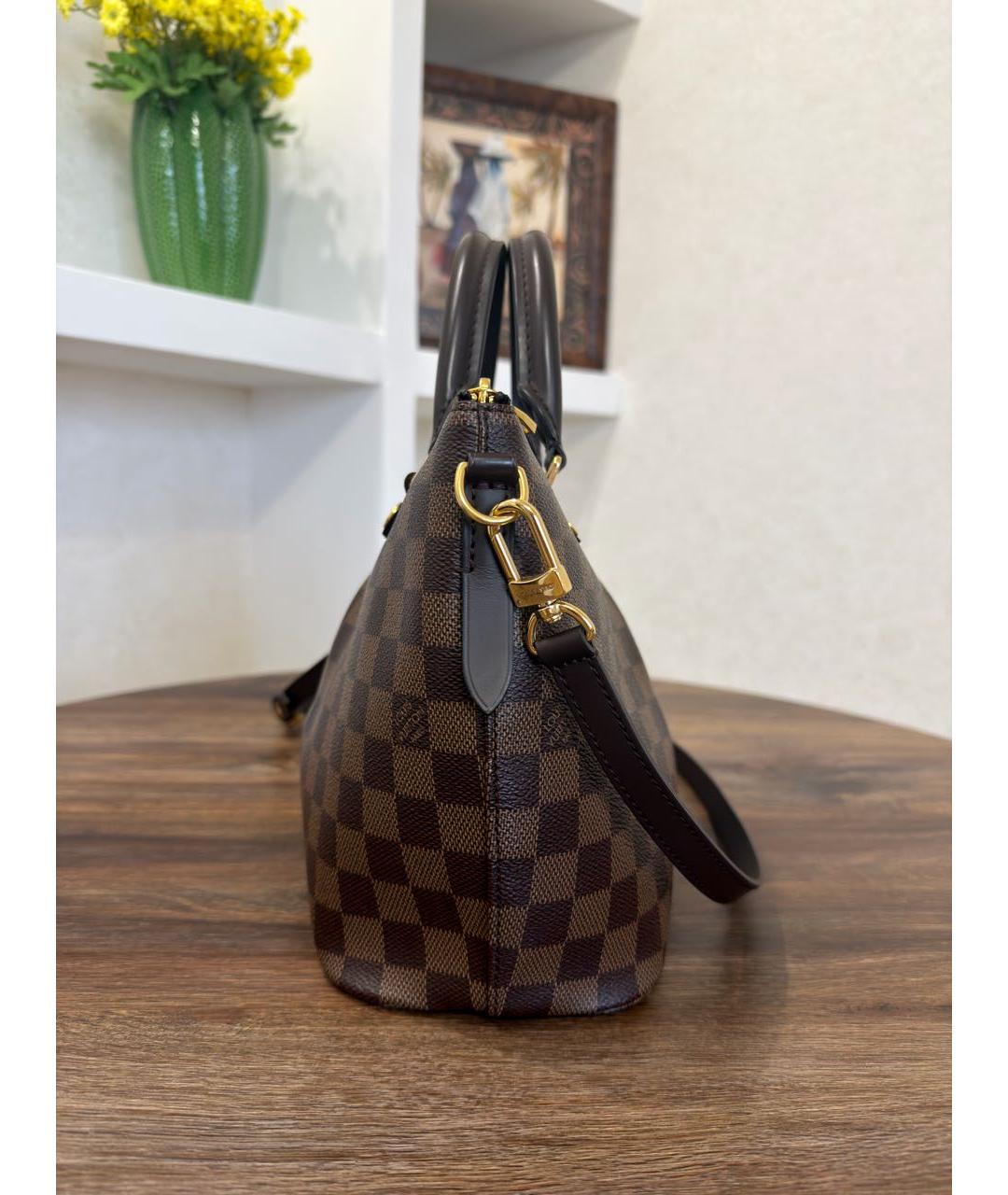 LOUIS VUITTON Коричневая сумка тоут из канвы, фото 7
