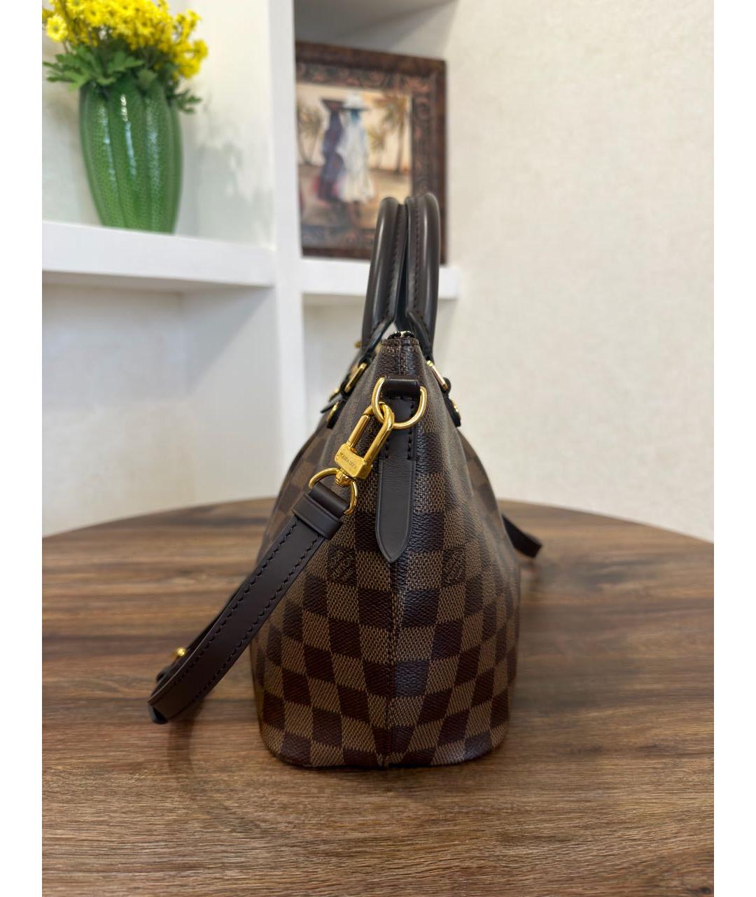 LOUIS VUITTON Коричневая сумка тоут из канвы, фото 8