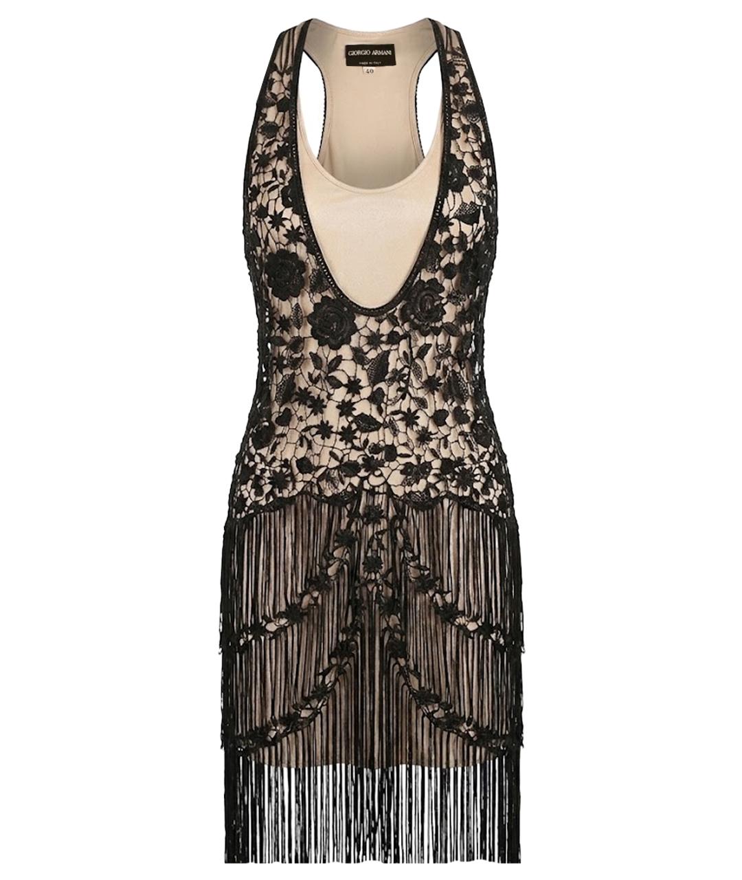 GIORGIO ARMANI Мульти полиэстеровое коктейльное платье, фото 1