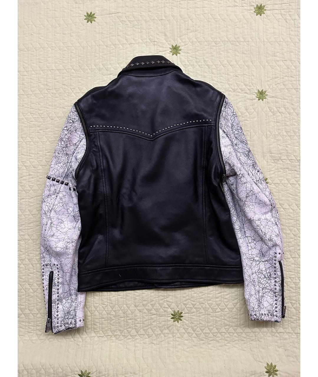 JUST CAVALLI Мульти кожаная куртка, фото 4
