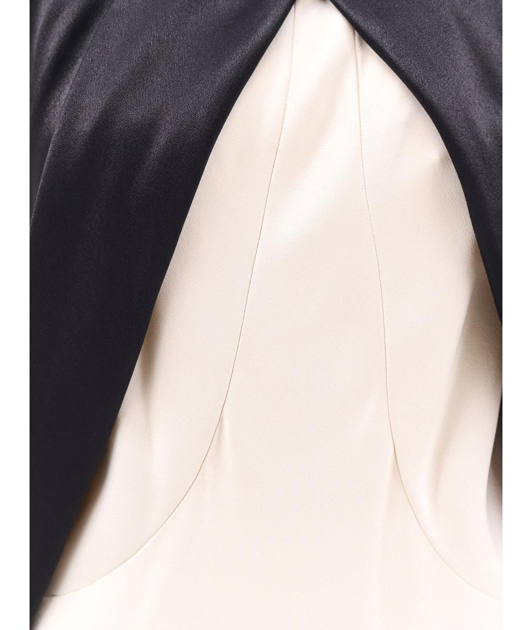 ALBERTA FERRETTI Бежевое вискозное платье, фото 3