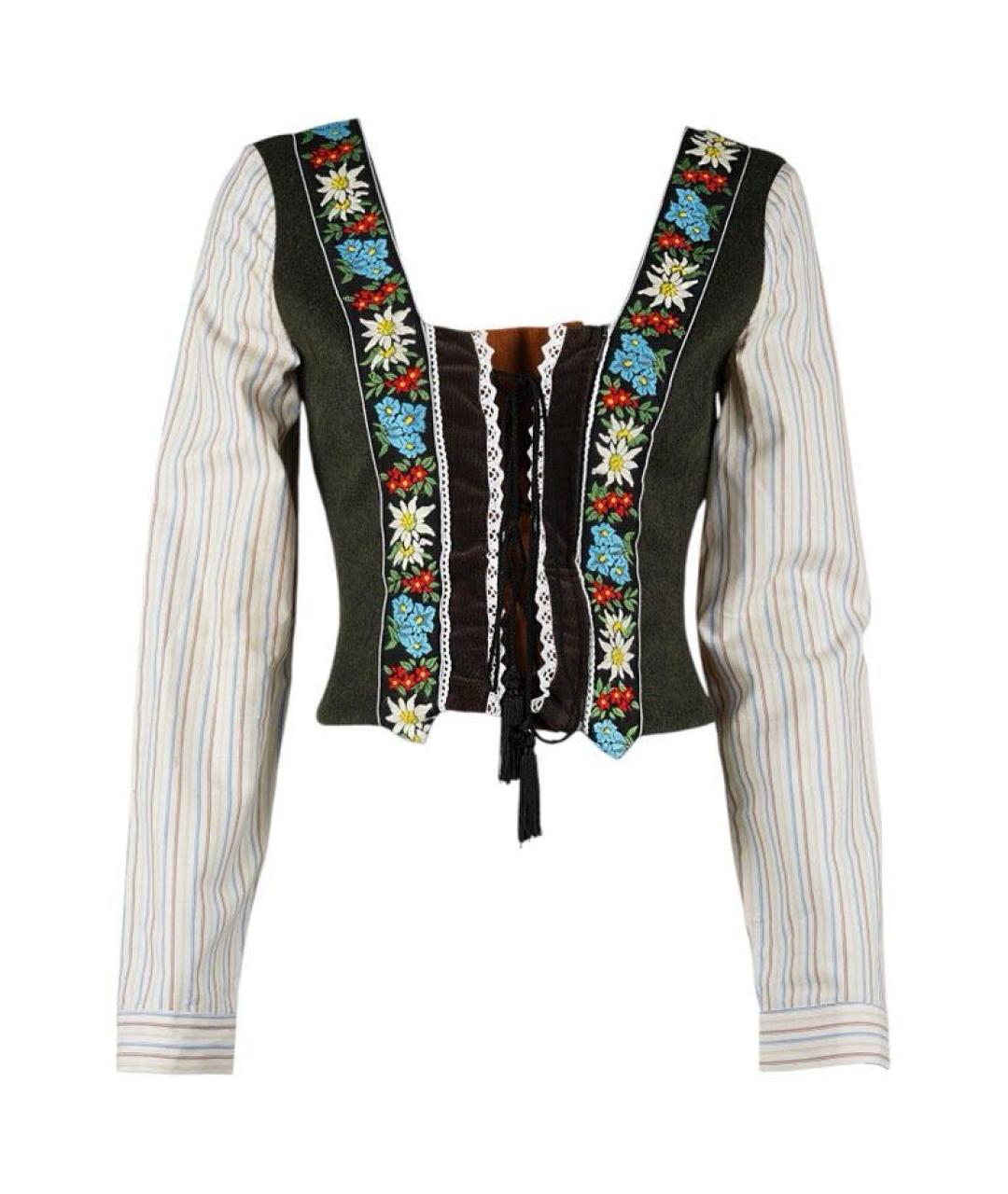 DOLCE&GABBANA Мульти хлопковая рубашка, фото 9