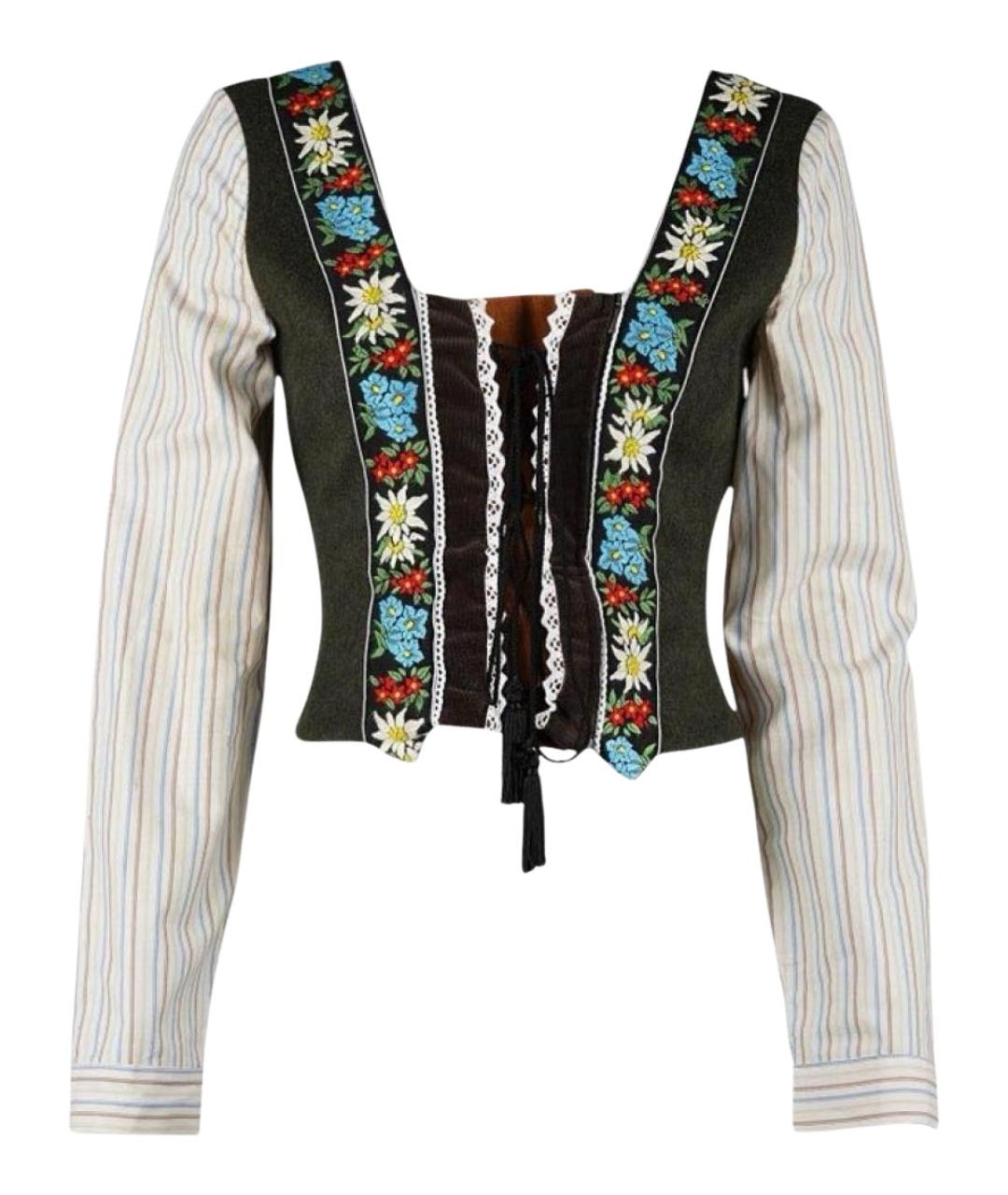DOLCE&GABBANA Мульти хлопковая рубашка, фото 1