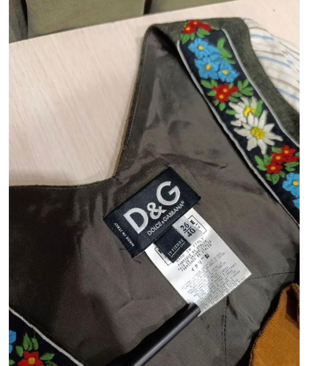 DOLCE&GABBANA Мульти хлопковая рубашка, фото 3