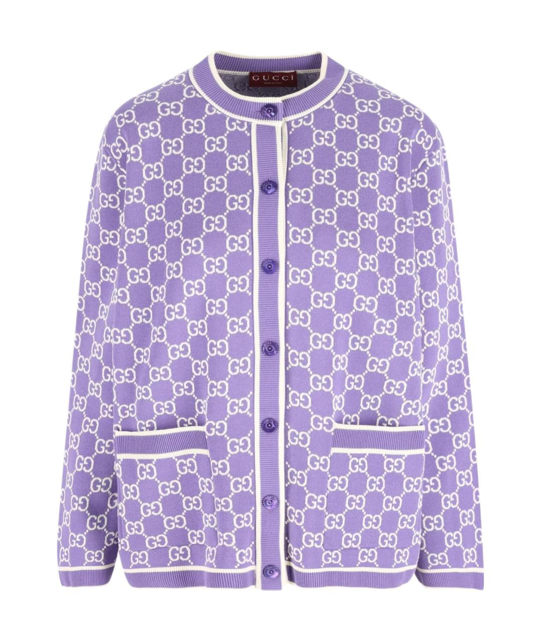 GUCCI Фиолетовый кардиган, фото 1