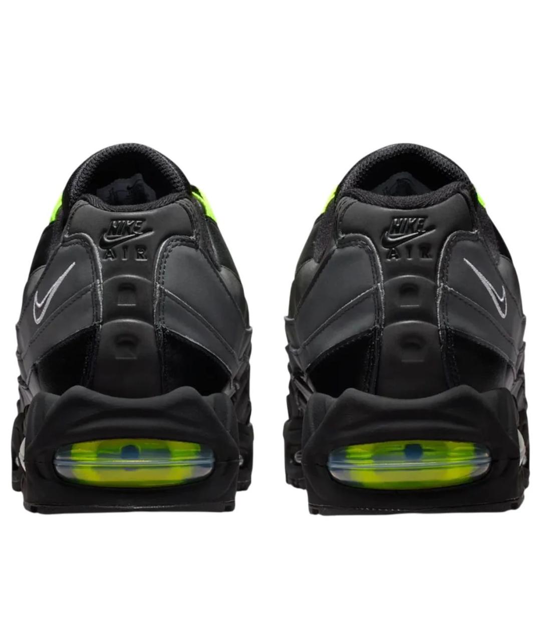 NIKE Черные кожаные кроссовки, фото 4