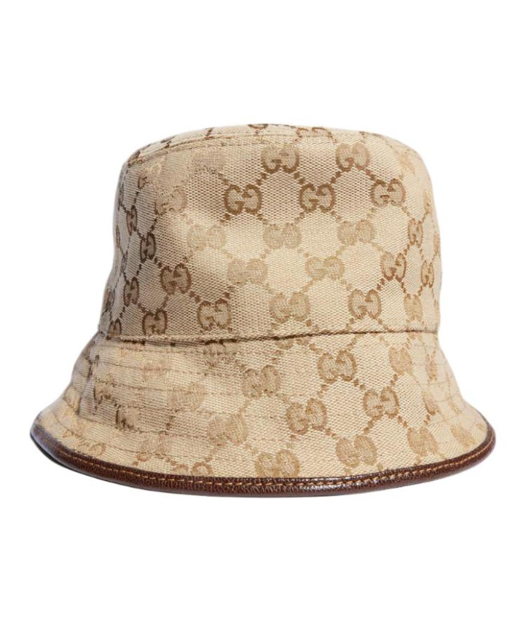GUCCI Бежевая панама, фото 1