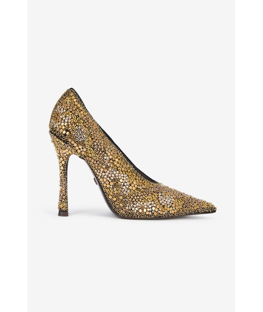 ROBERTO CAVALLI Золотые туфли, фото 6