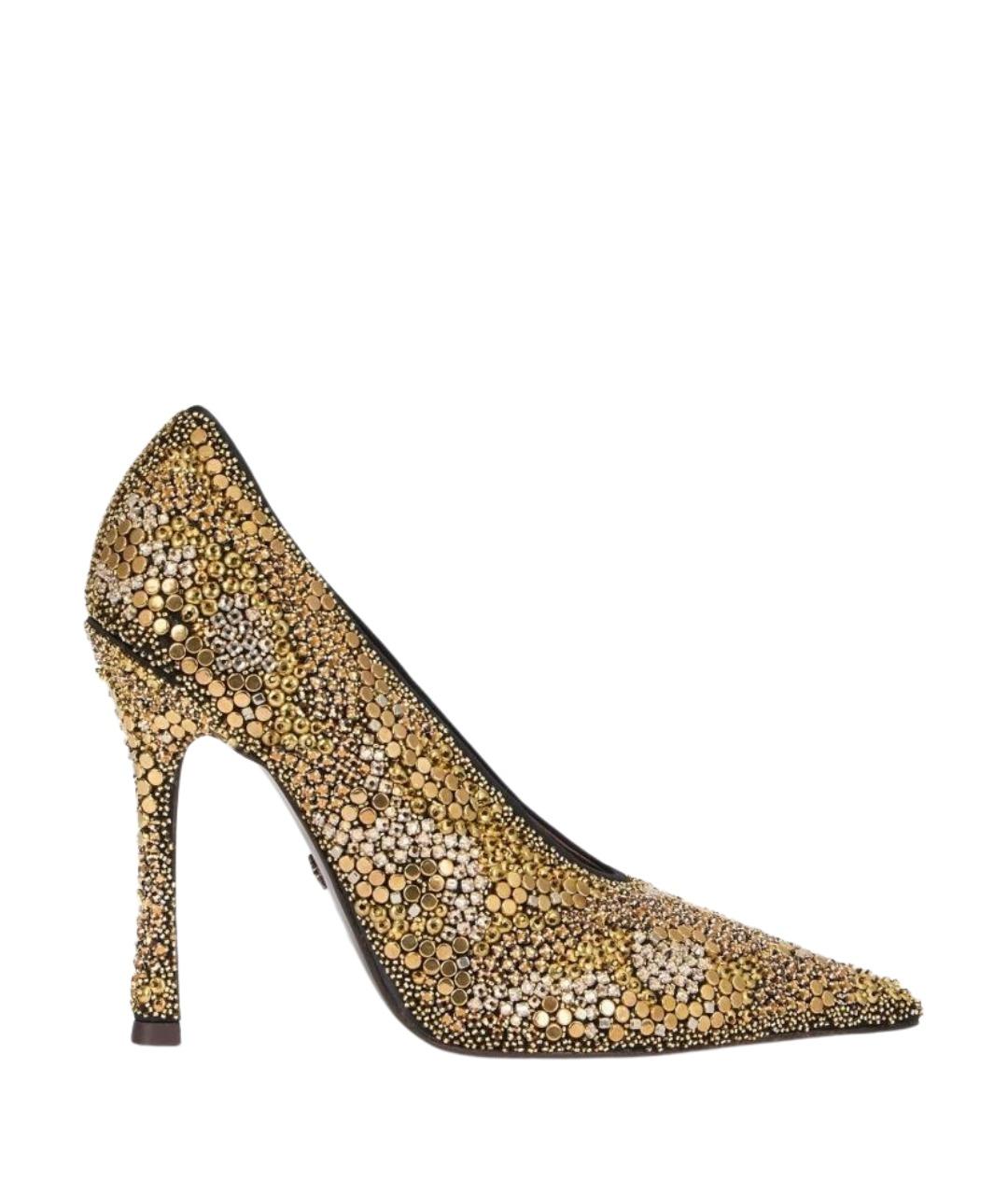 ROBERTO CAVALLI Золотые туфли, фото 1