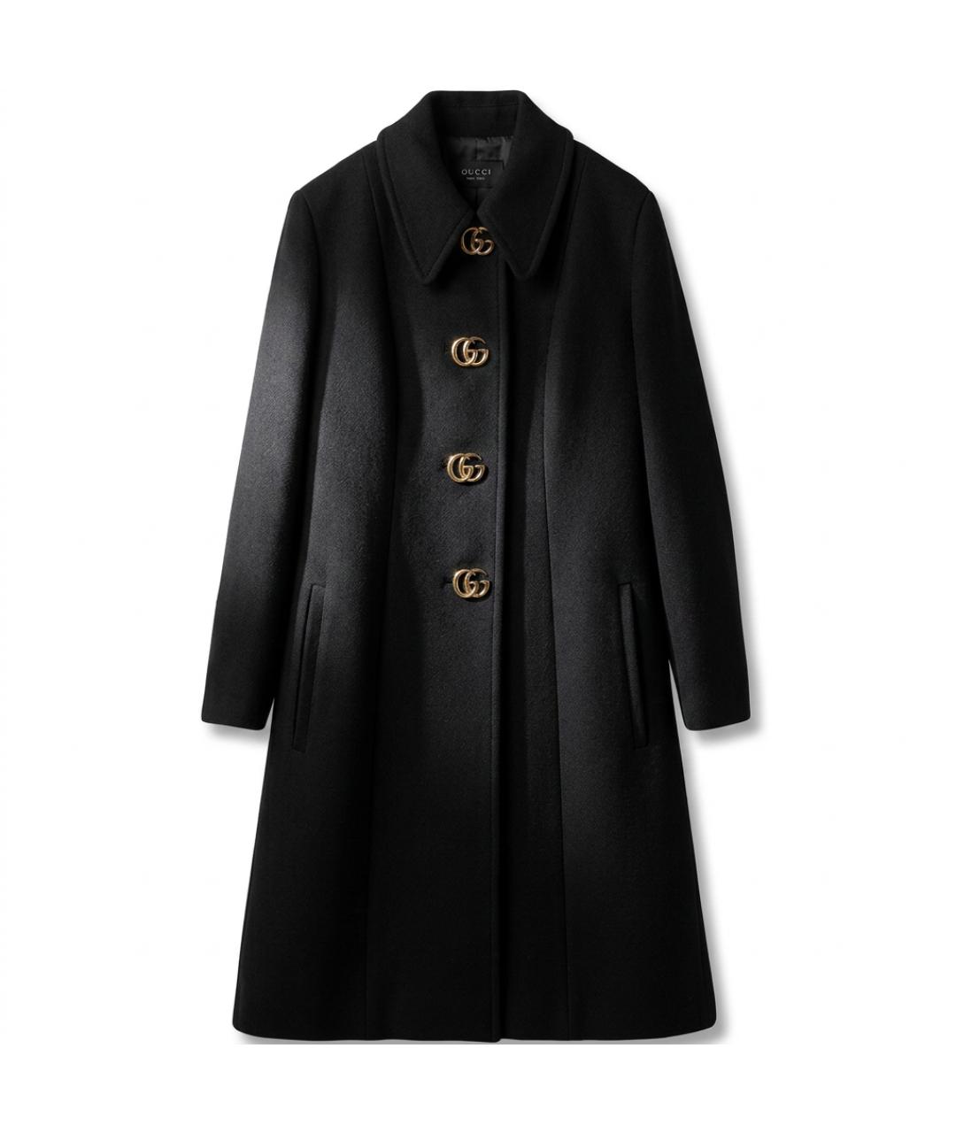 GUCCI Черное пальто, фото 1