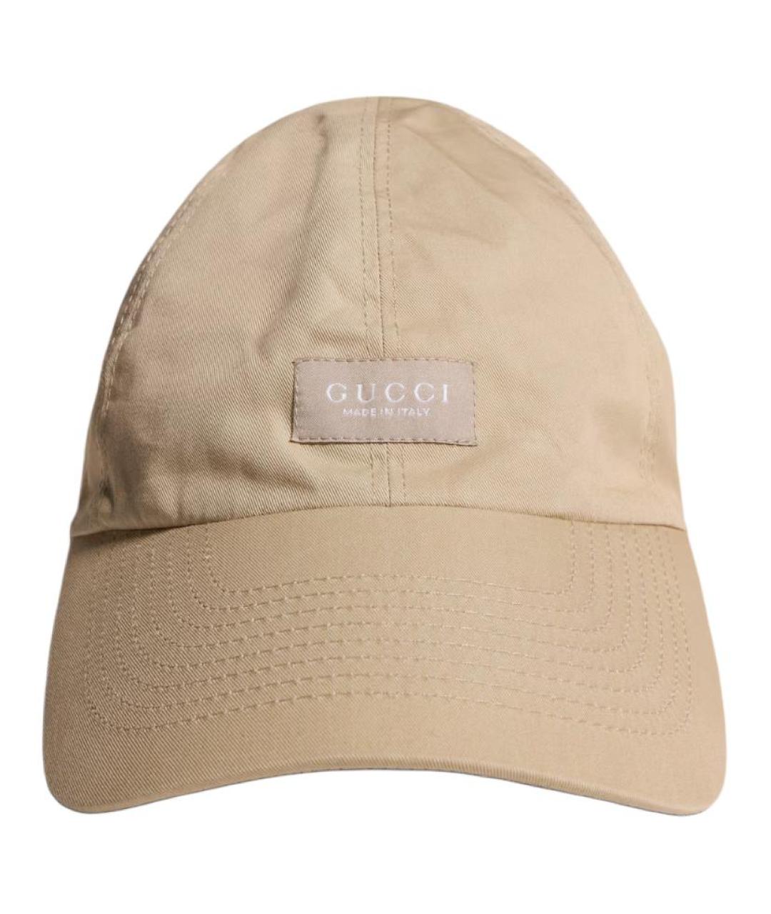 GUCCI Бежевая кепка/бейсболка, фото 2