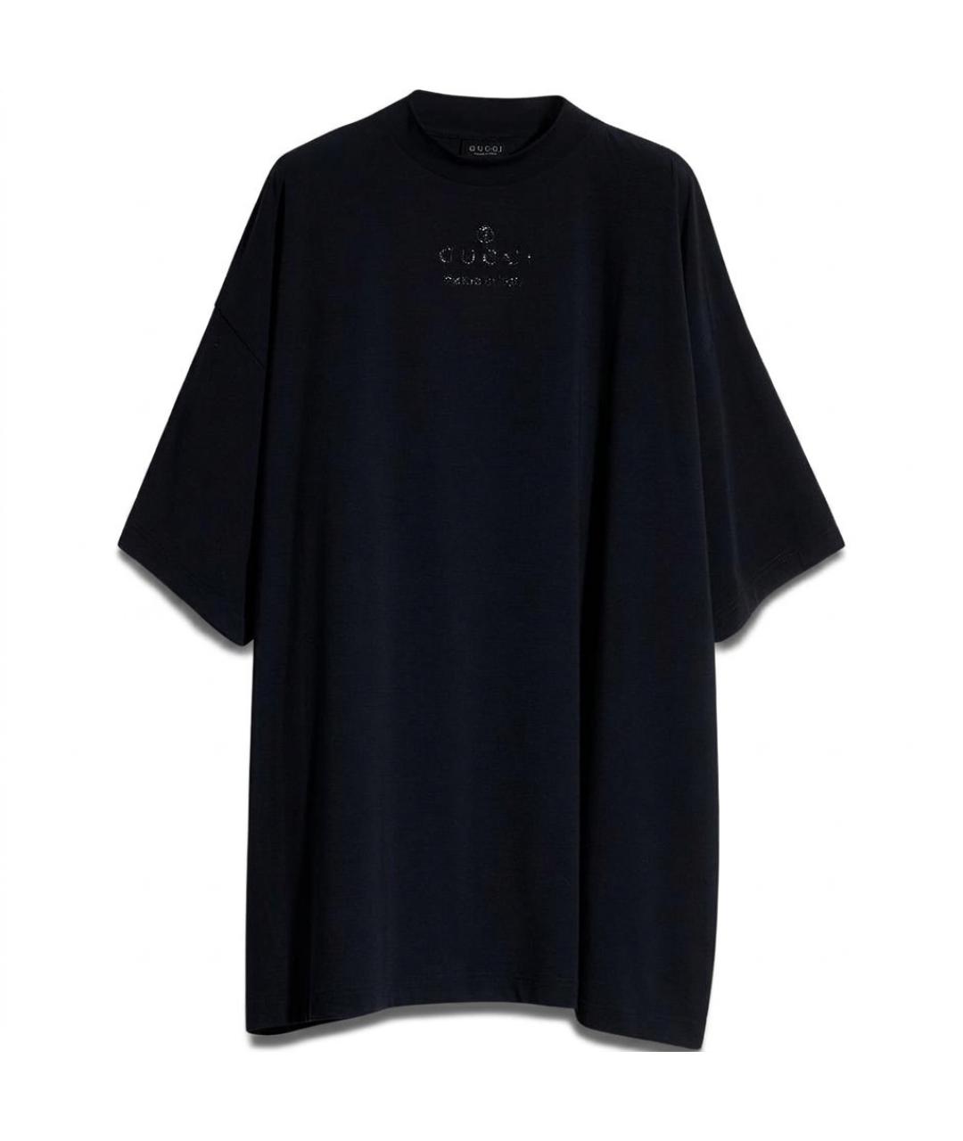 GUCCI Черная футболка, фото 1