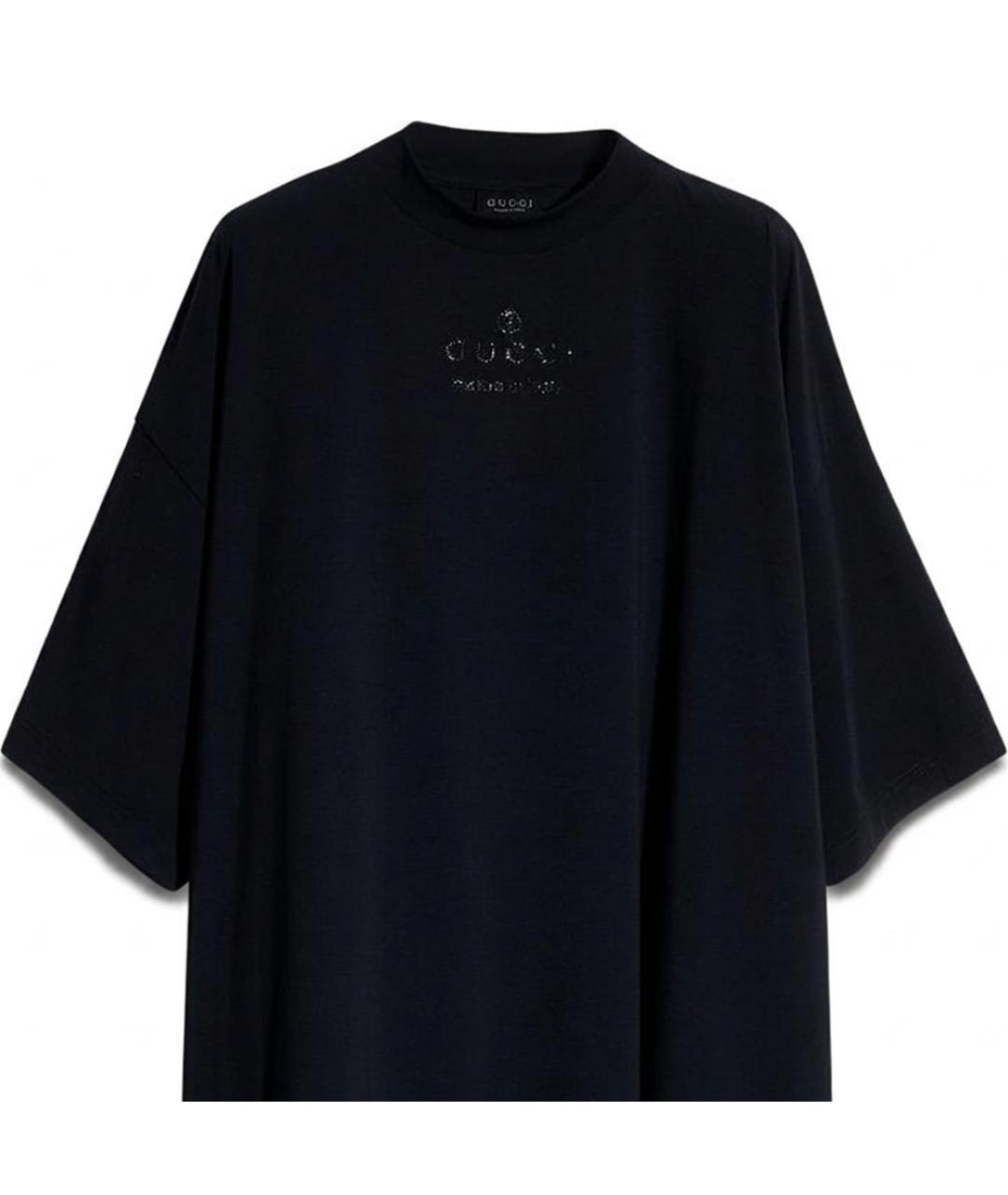 GUCCI Черная футболка, фото 5