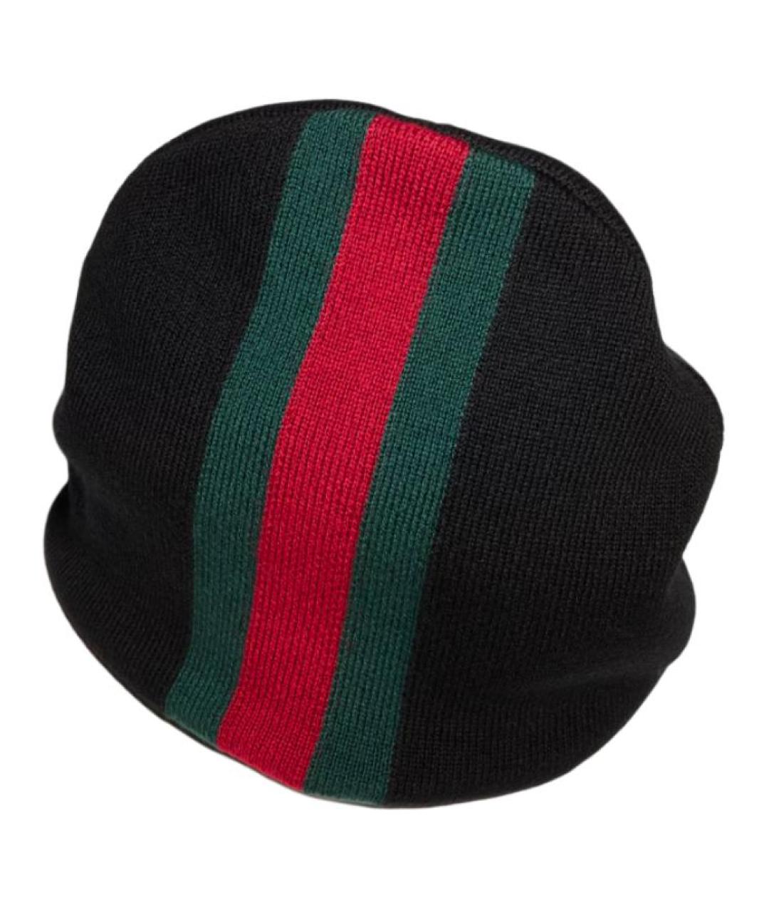 GUCCI Черная шапка, фото 2