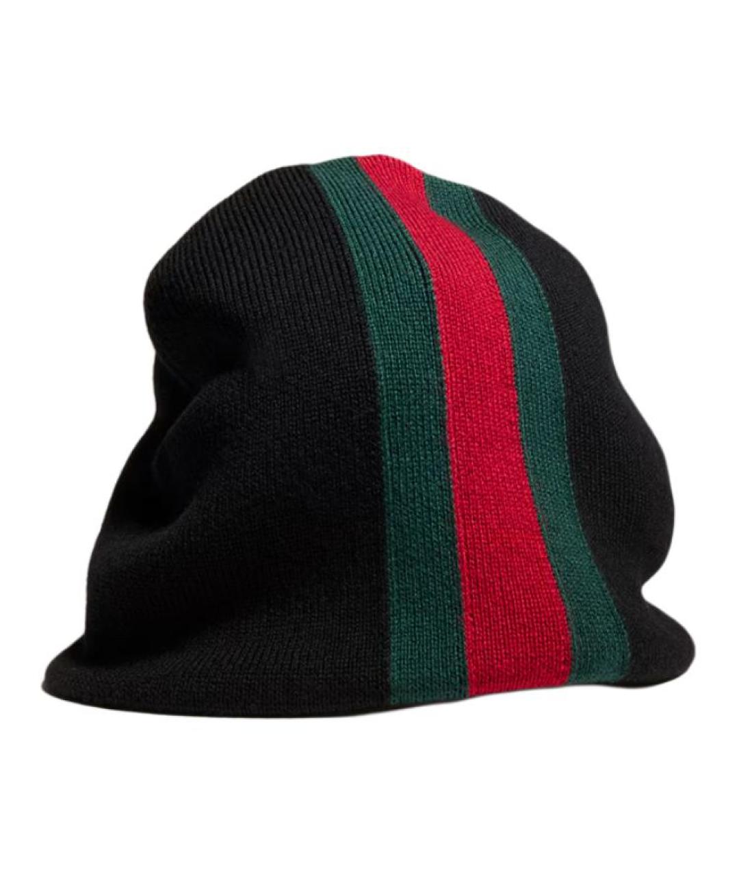 GUCCI Черная шапка, фото 1