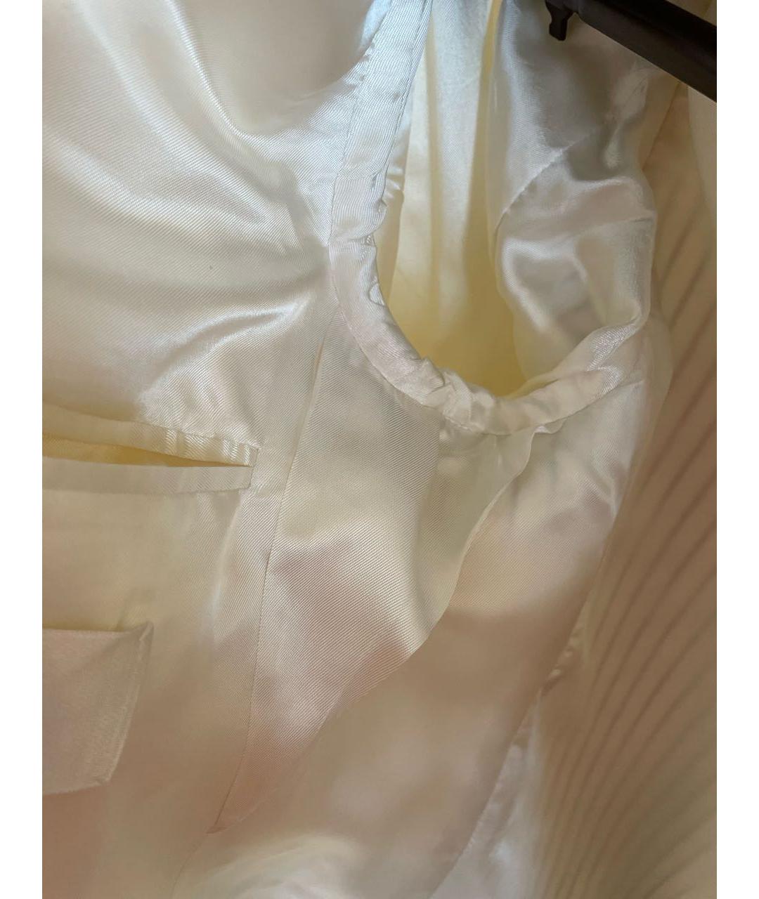 CELINE PRE-OWNED Белый шерстяной жакет/пиджак, фото 7