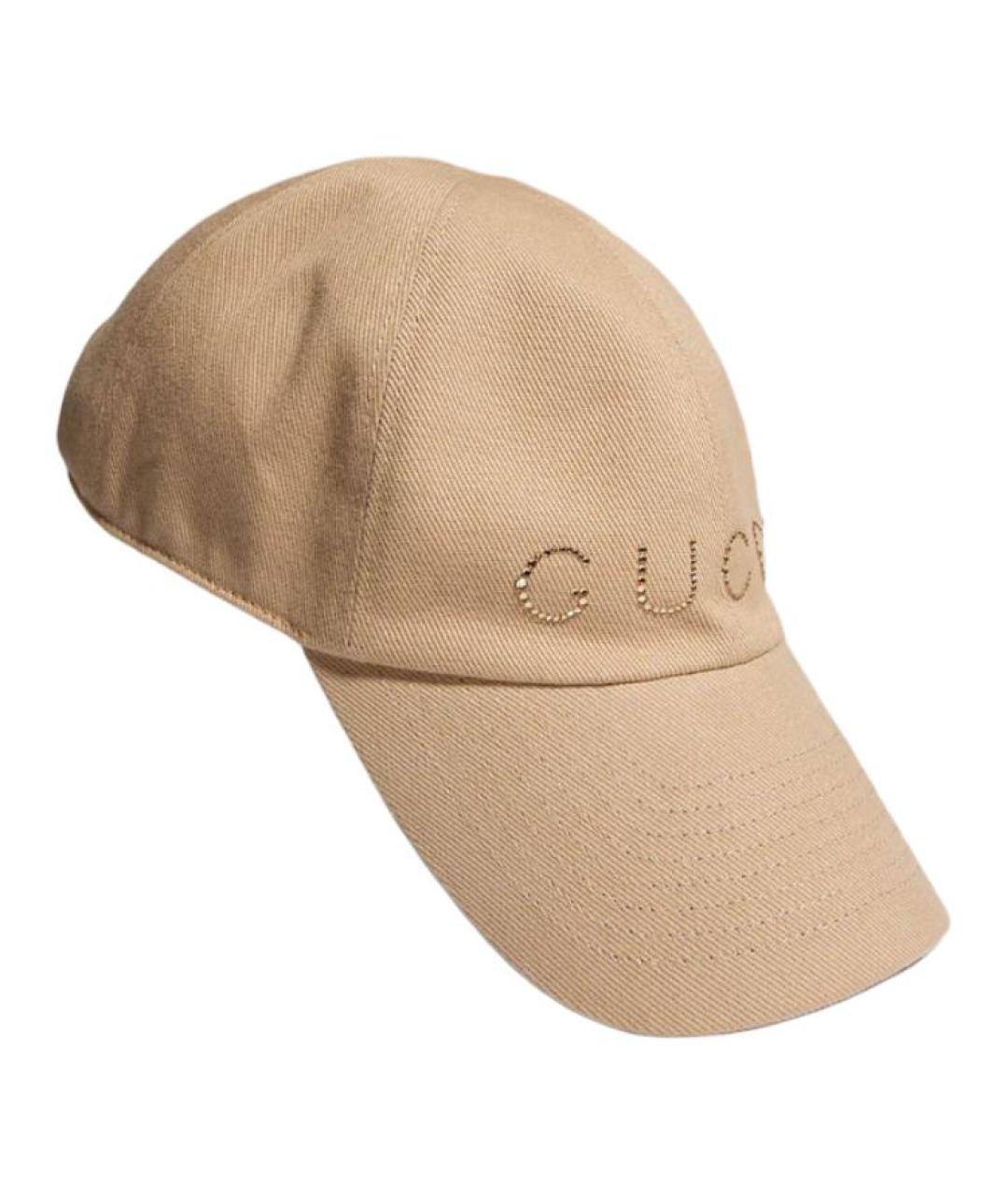 GUCCI Бежевая кепка, фото 2