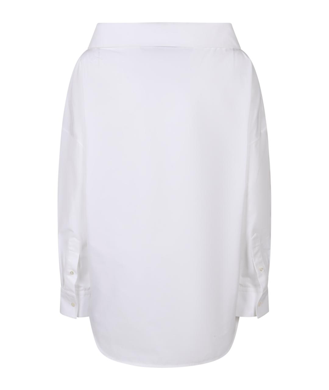 BALENCIAGA Белая хлопковая рубашка, фото 2