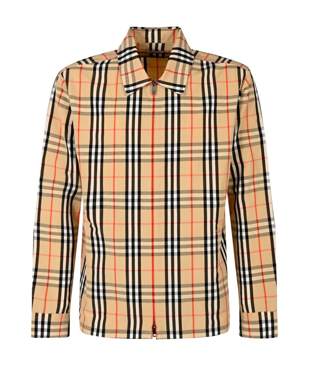 BURBERRY Бежевая кэжуал рубашка, фото 1
