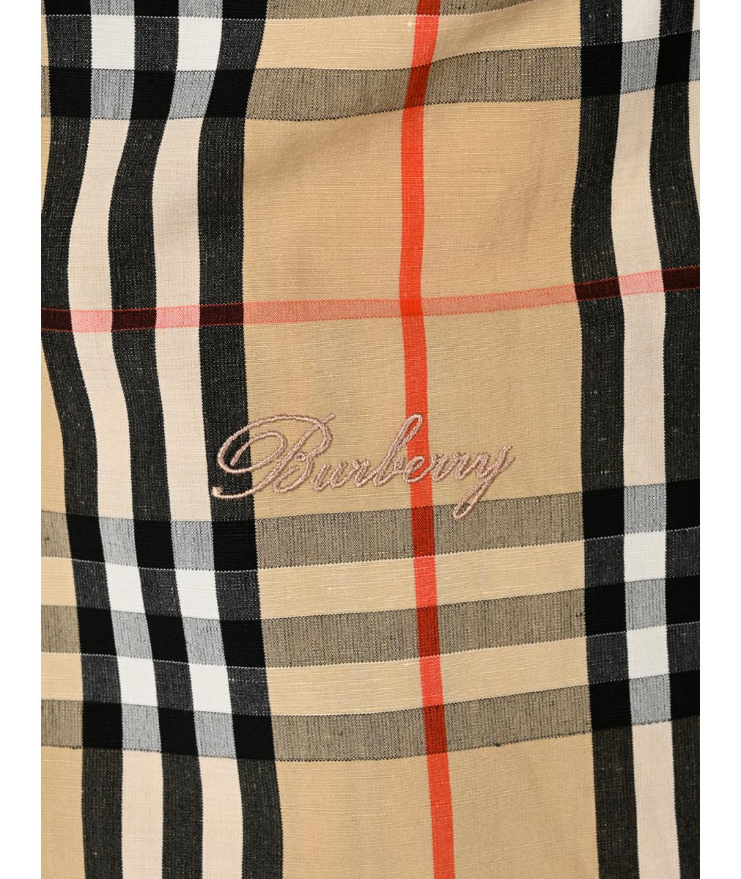 BURBERRY Бежевая кэжуал рубашка, фото 3