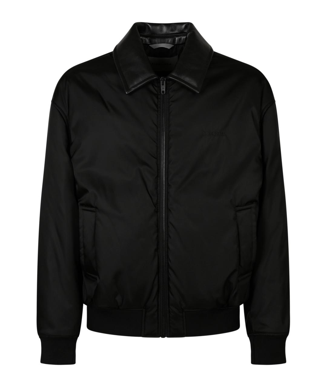 BALENCIAGA Черная хлопковая куртка, фото 1
