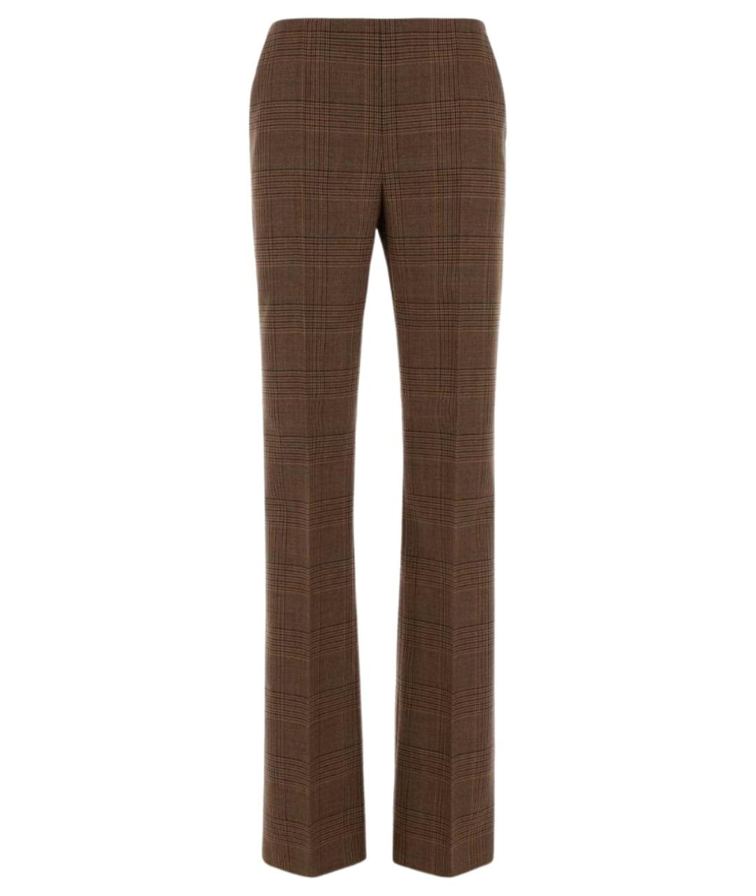 MAX MARA Мульти шерстяные прямые брюки, фото 1