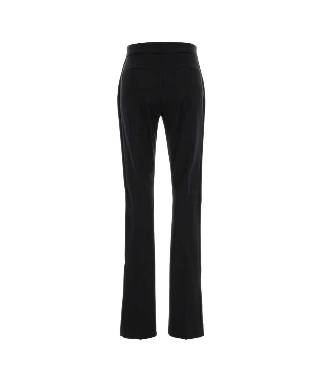 SPORTMAX Черные прямые брюки, фото 2