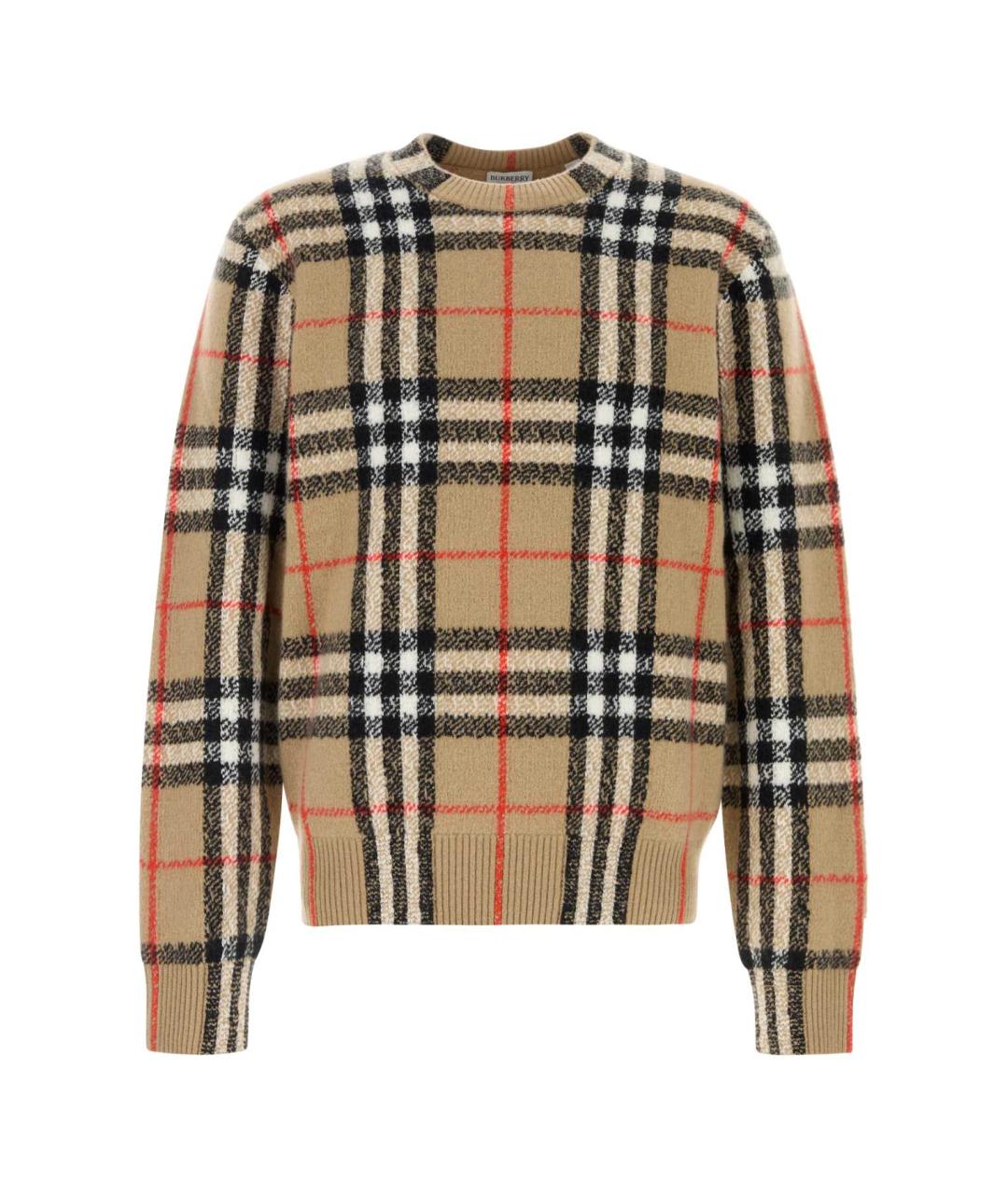 BURBERRY Мульти кашемировый джемпер / свитер, фото 1