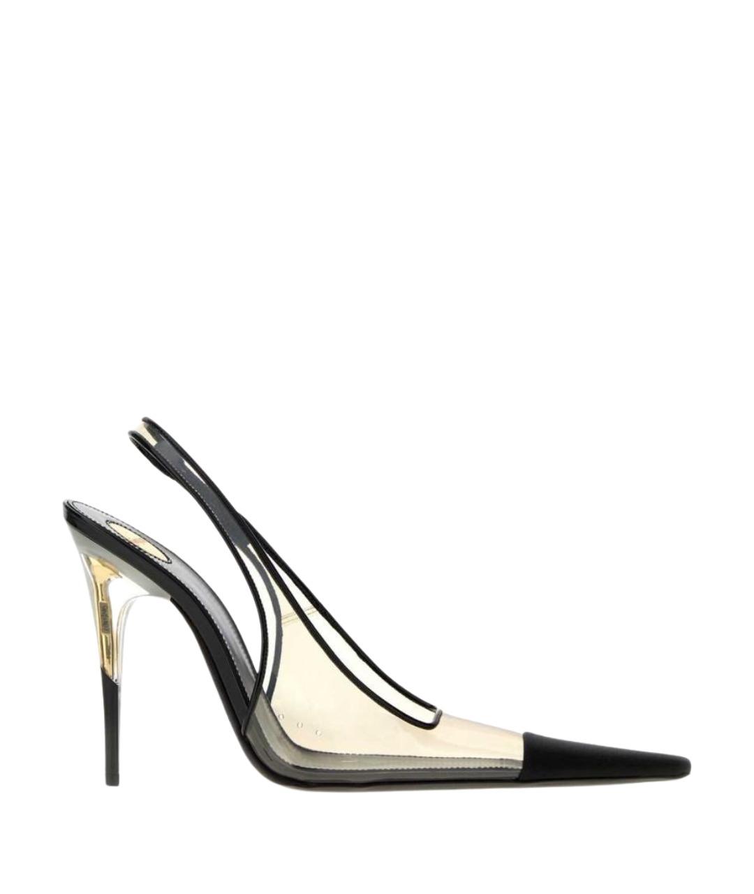 SAINT LAURENT Мульти синтетические туфли, фото 1