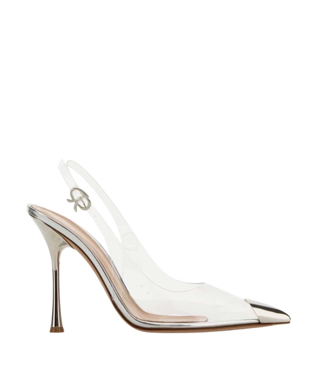 GIANVITO ROSSI Прозрачные синтетические туфли, фото 1