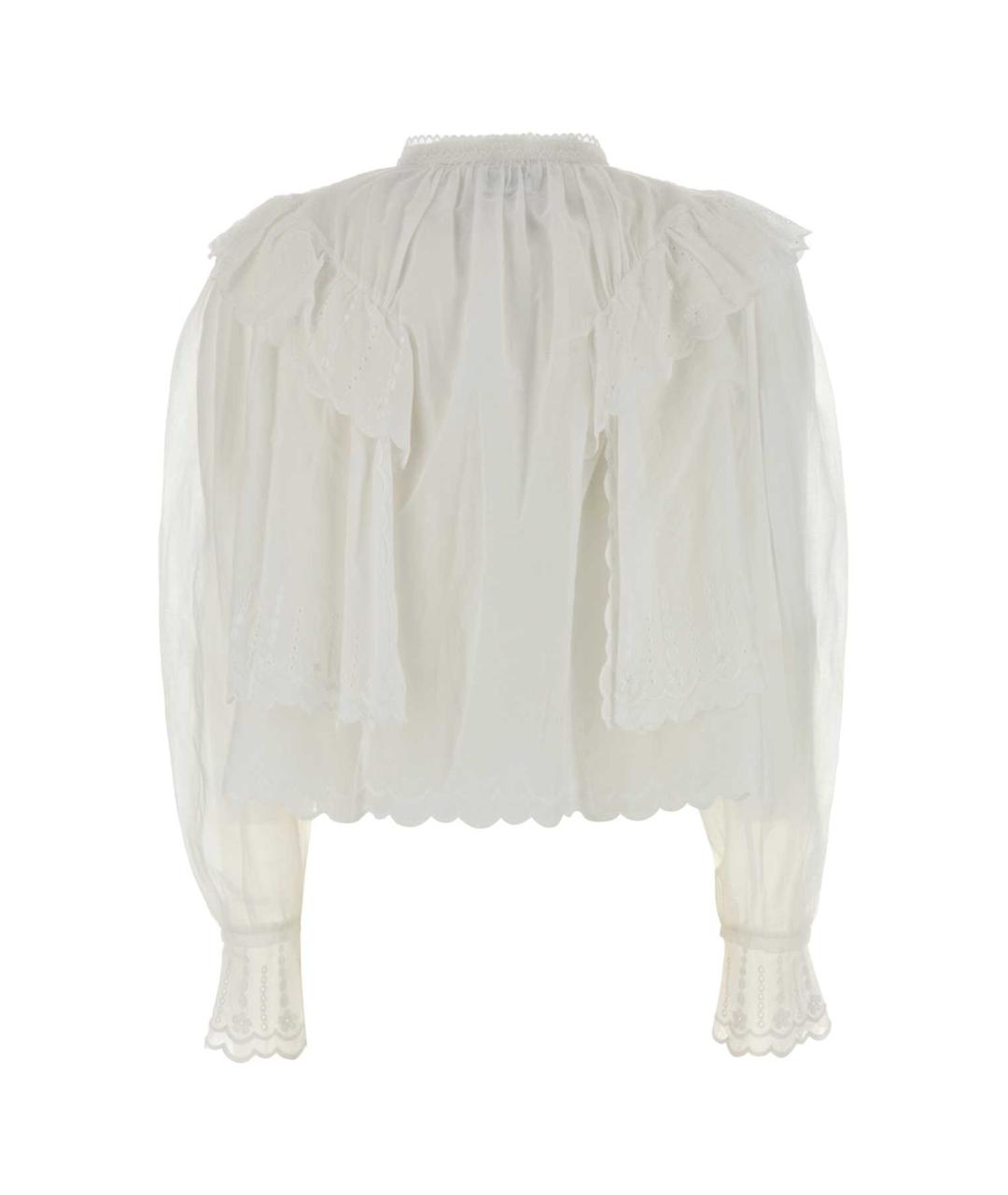ISABEL MARANT ETOILE Белая хлопковая рубашка, фото 2