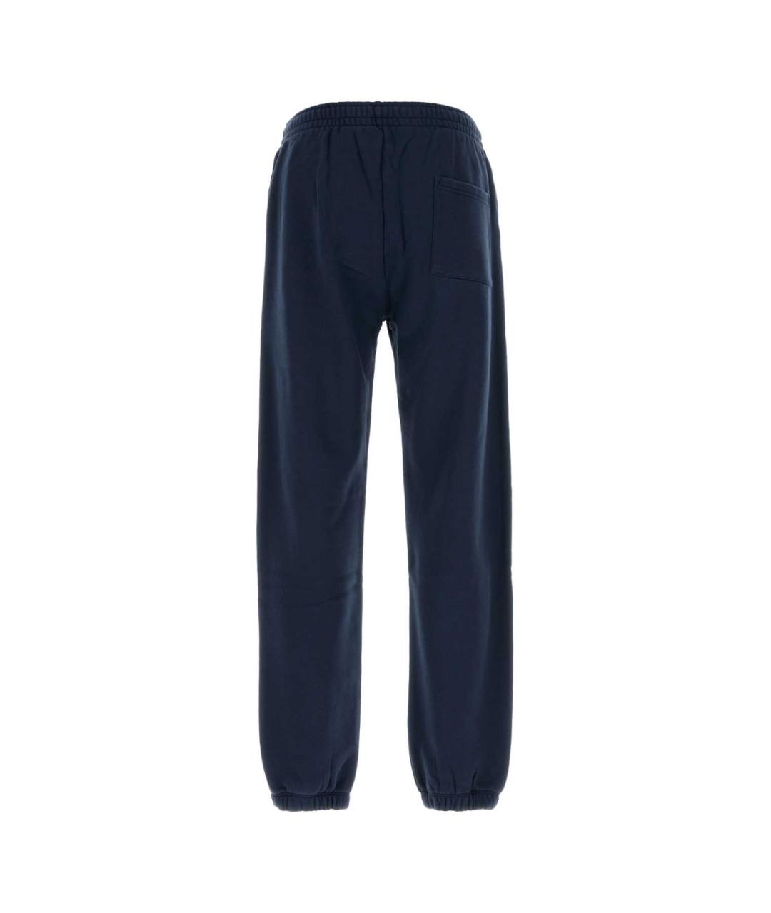 SPORTY AND RICH Синие хлопковые повседневные брюки, фото 2