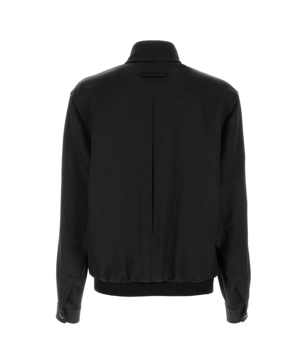 ZEGNA Черный шелковый джемпер / свитер, фото 2