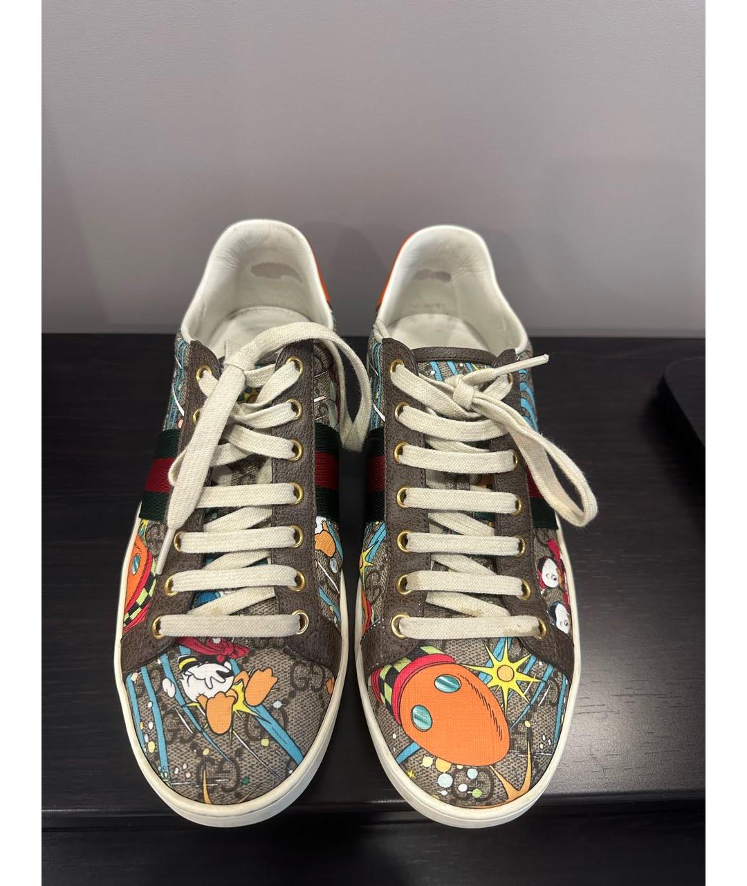 GUCCI Бежевые кроссовки, фото 2