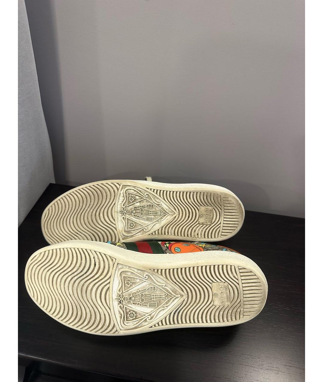 GUCCI Бежевые кроссовки, фото 6