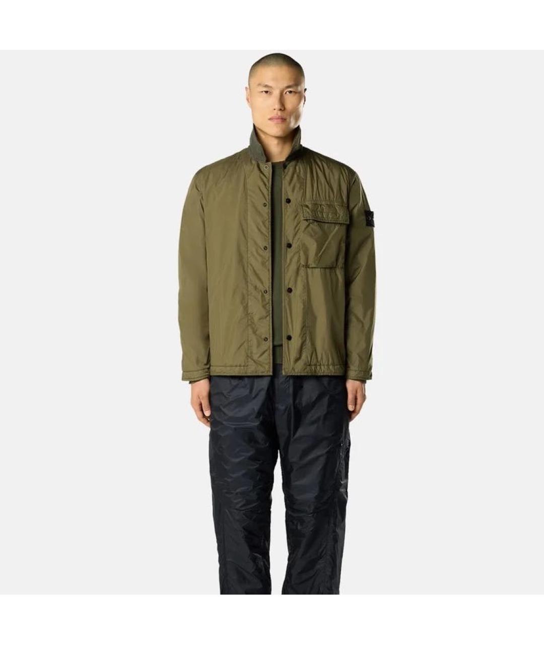 STONE ISLAND Зеленая куртка, фото 6
