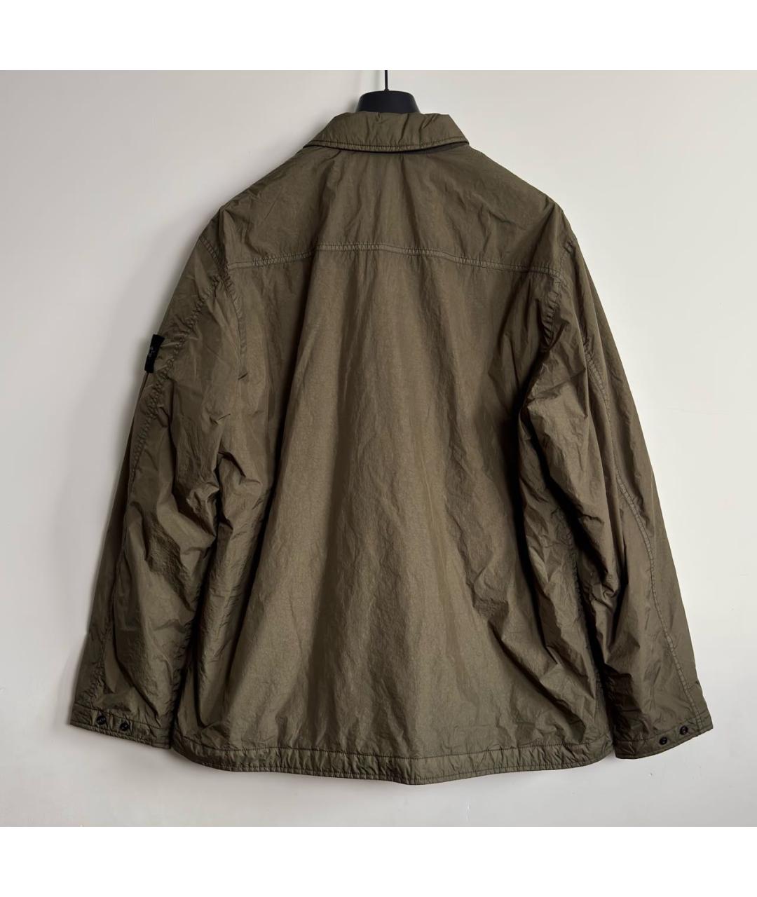 STONE ISLAND Зеленая куртка, фото 4