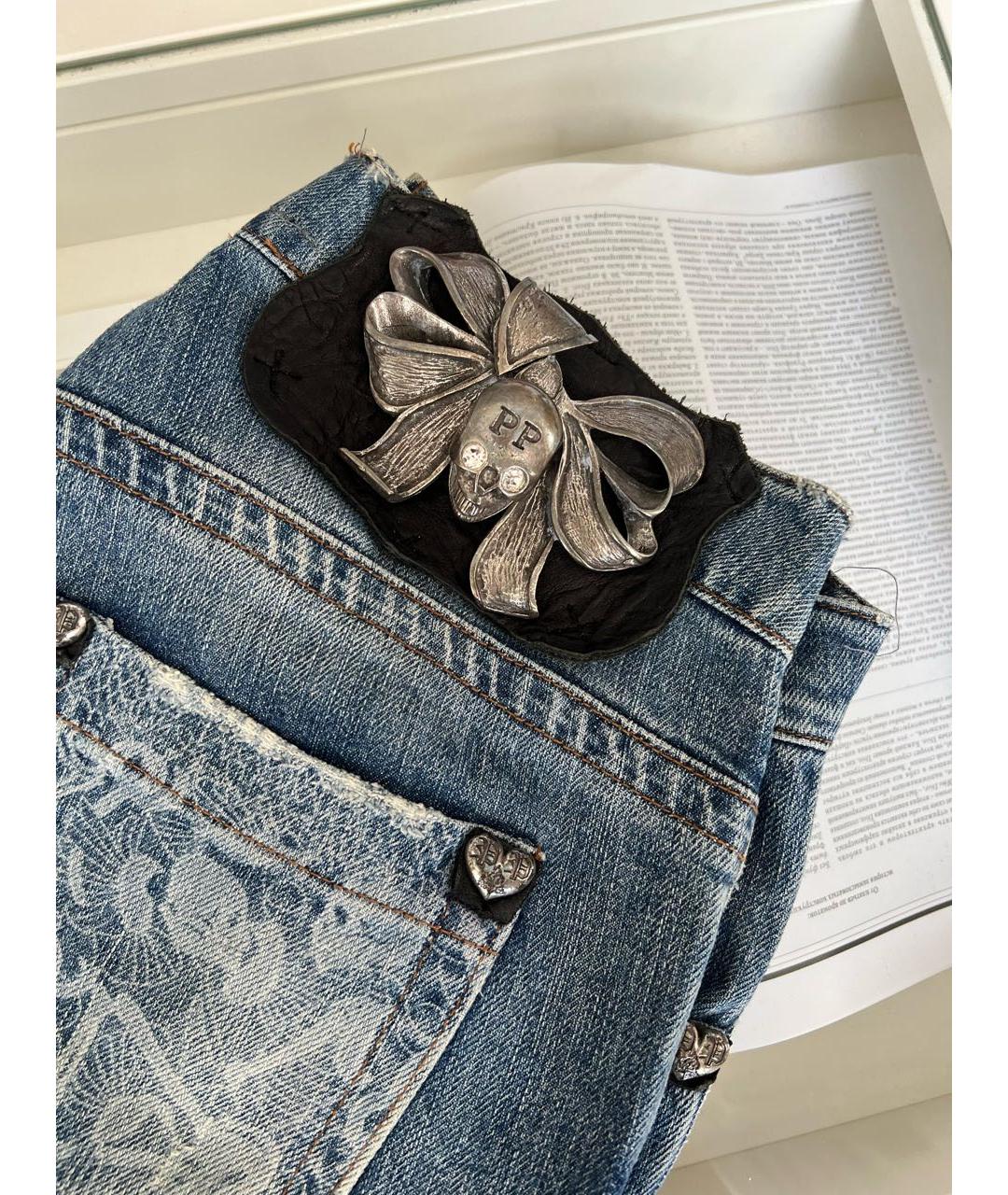PHILIPP PLEIN Прямые джинсы, фото 8