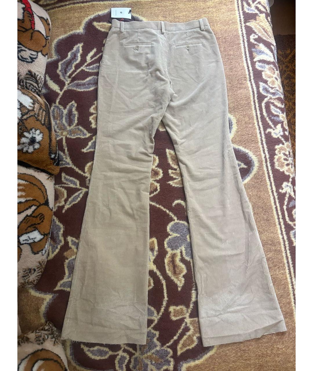 ETRO Бежевые хлопковые джинсы клеш, фото 2